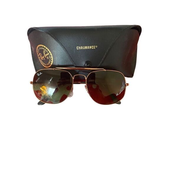 Ray, ban NWT gradient, gold frame, green tint, lens, sunglasses men’s - Picture 4 of 5